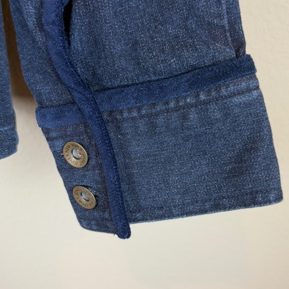 Jones New York Sport Cotton Blend Dark Denim Long Sleeve Jacket; Size XXL - Picture 6 of 12